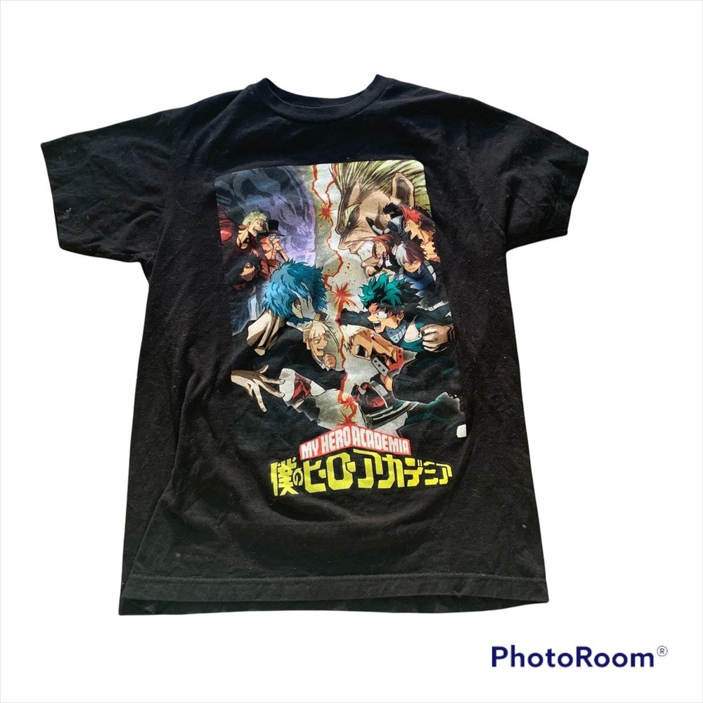 My Hero Academia, black tee, small